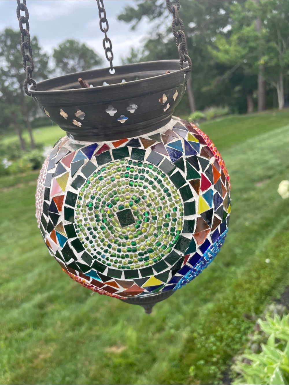 Turkish Moroccan Mosaic large lantern